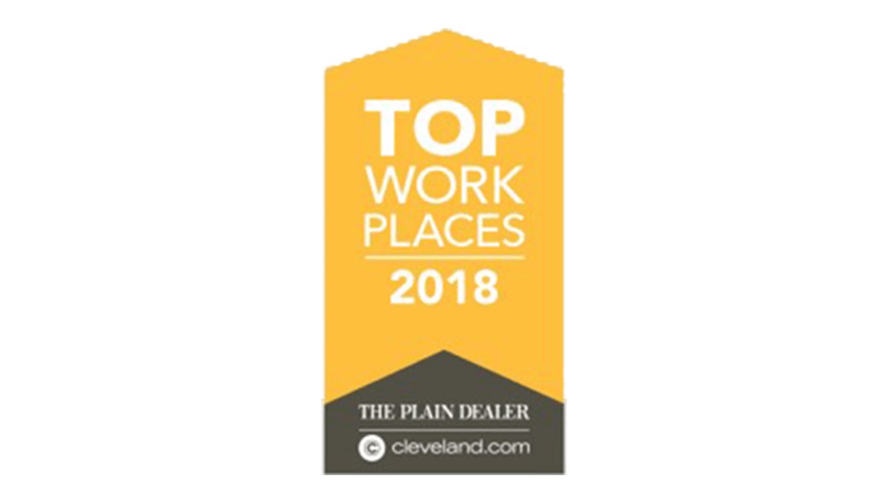 Company Earns Recognition as a 2018 Top Place to Work