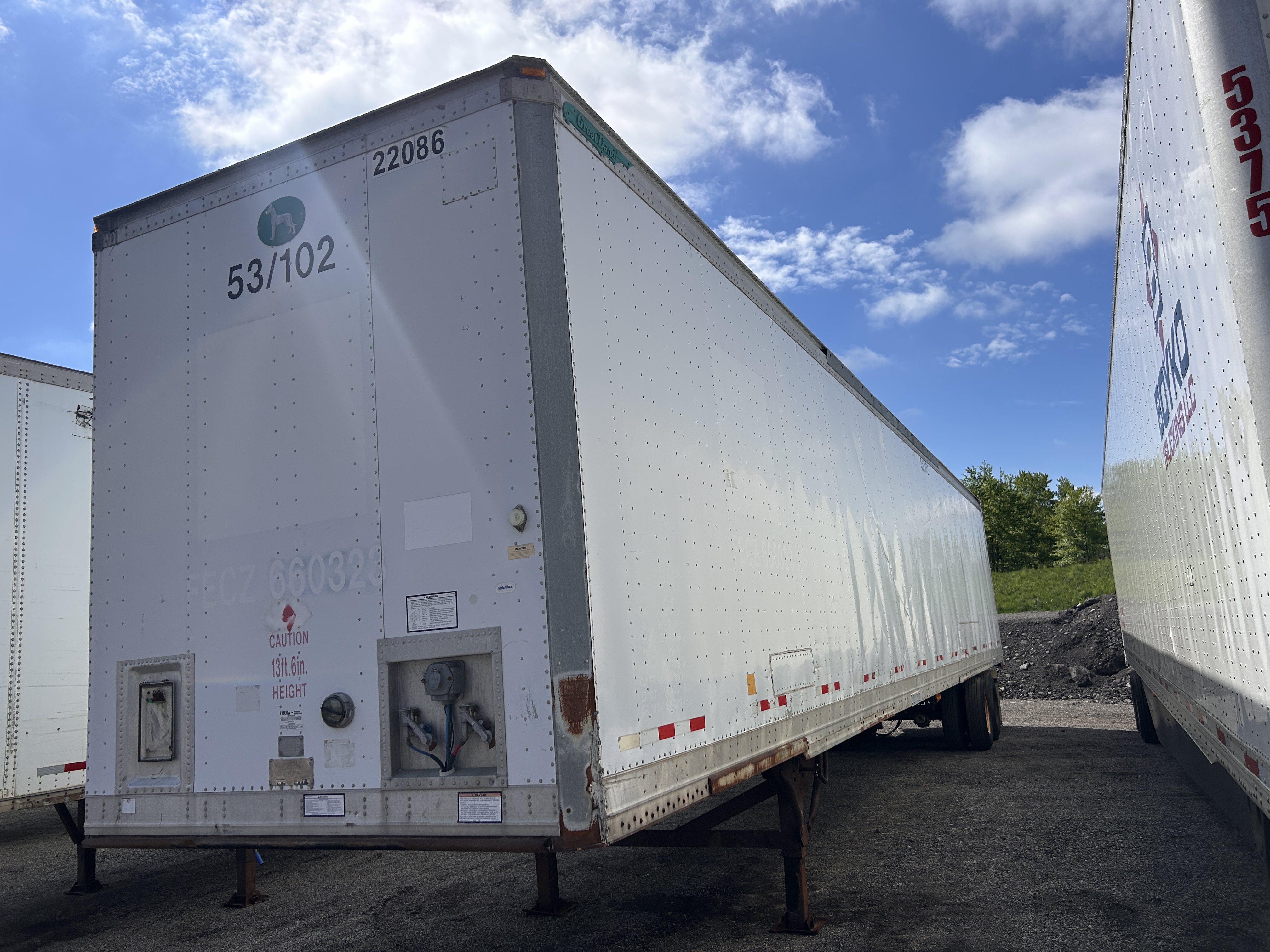 GREAT DANE 53 FOOT VAN TRAILERS