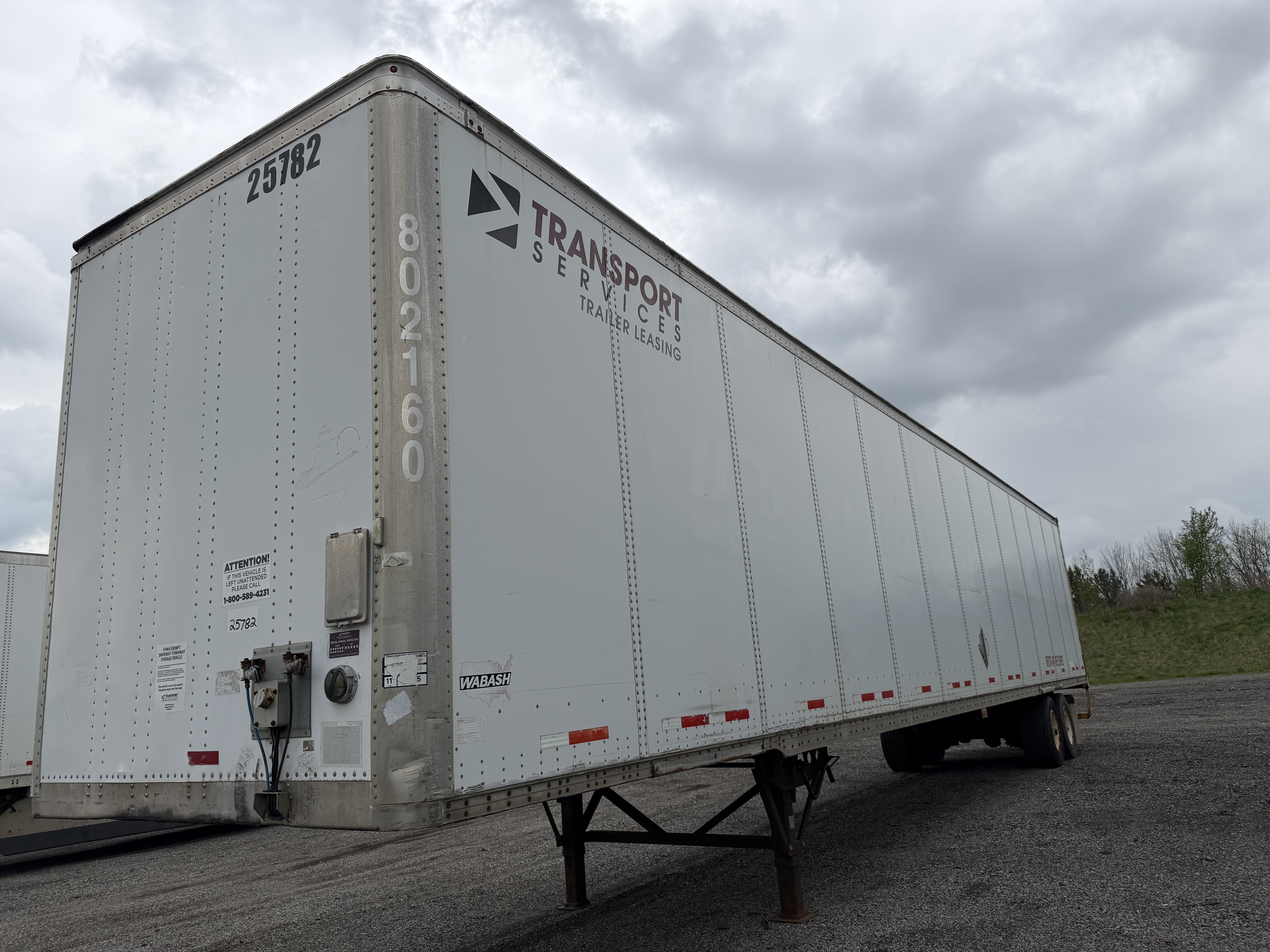 WABASH NATIONAL 53 FOOT VAN TRAILERS