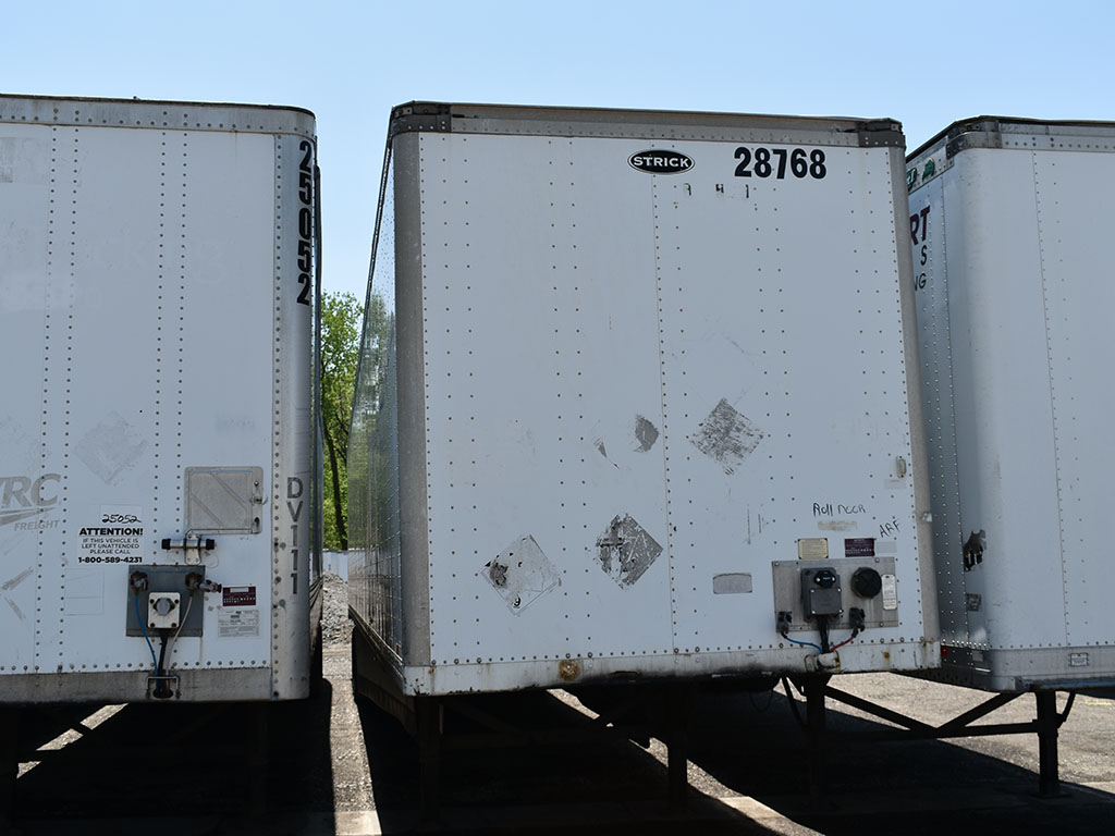 STRICK 53 FOOT VAN TRAILERS