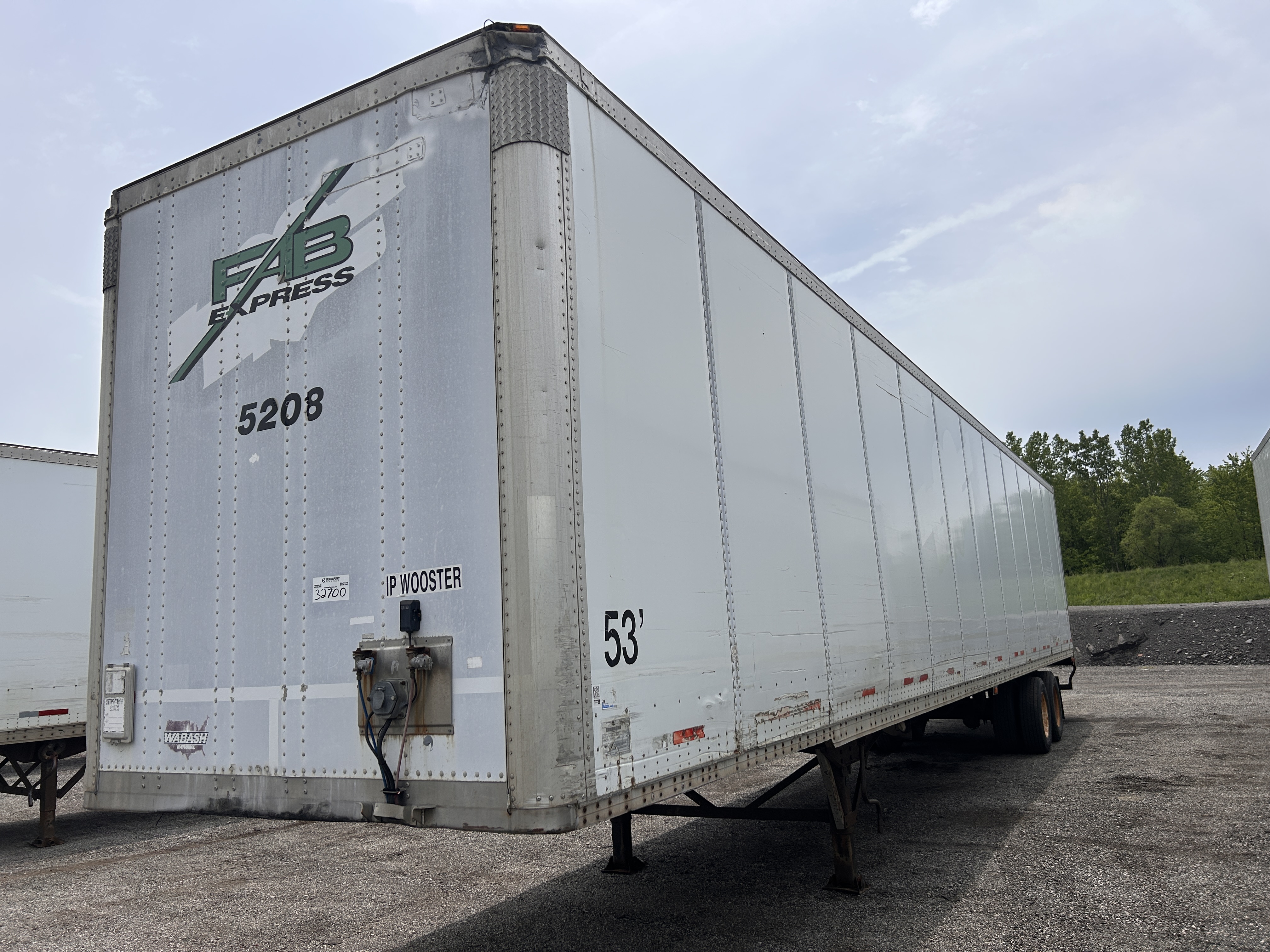 WABASH NATIONAL 53 FOOT VAN TRAILERS