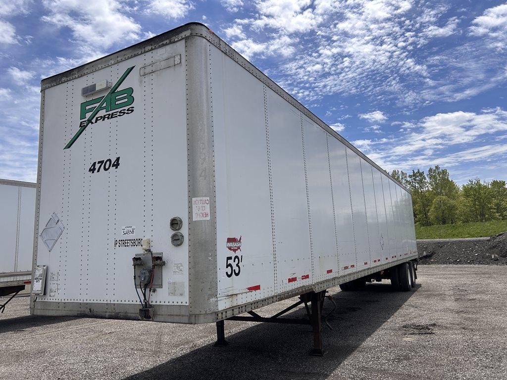 WABASH NATIONAL 53 FOOT VAN TRAILERS