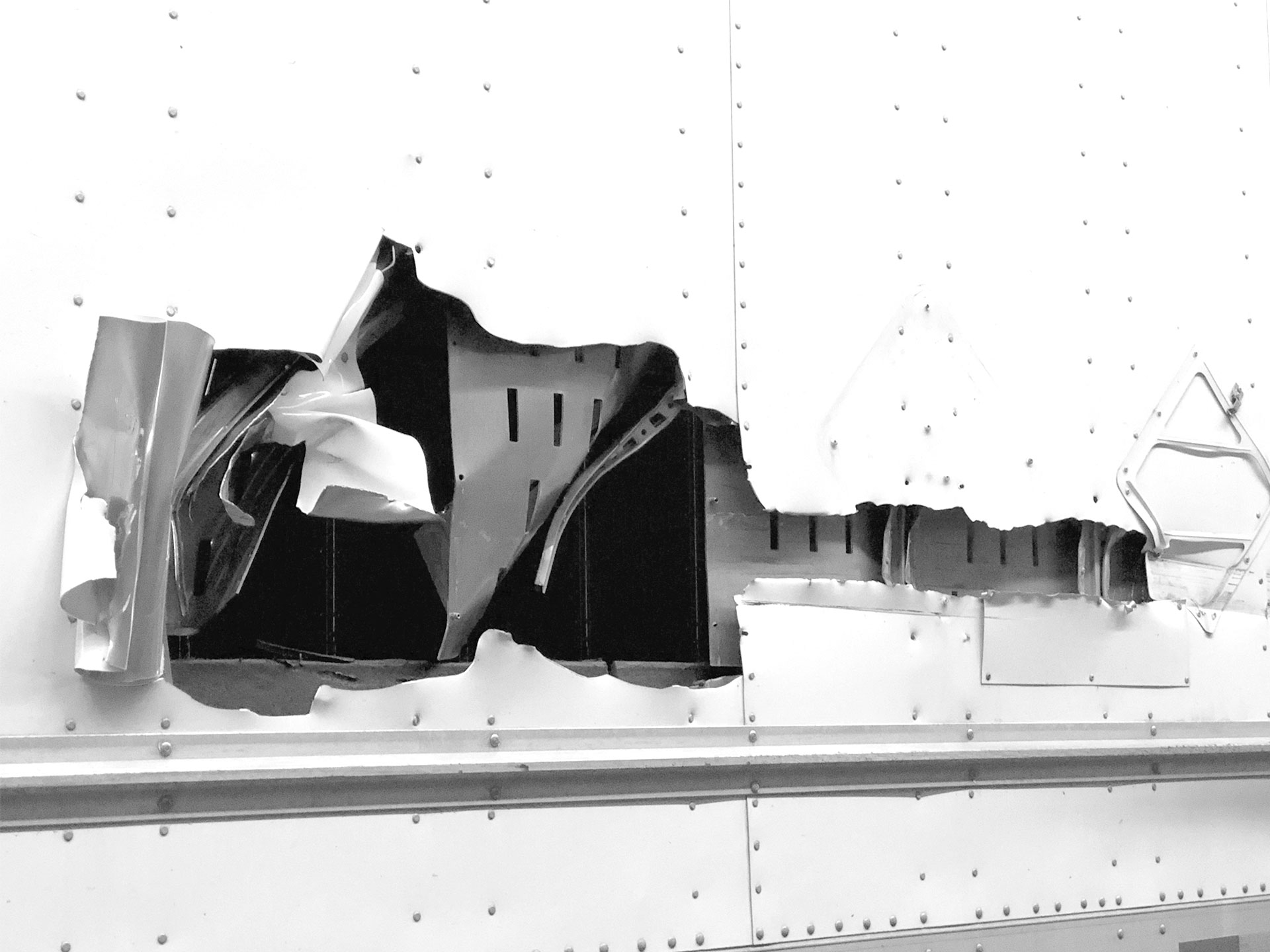 Trailer Body Repair - before