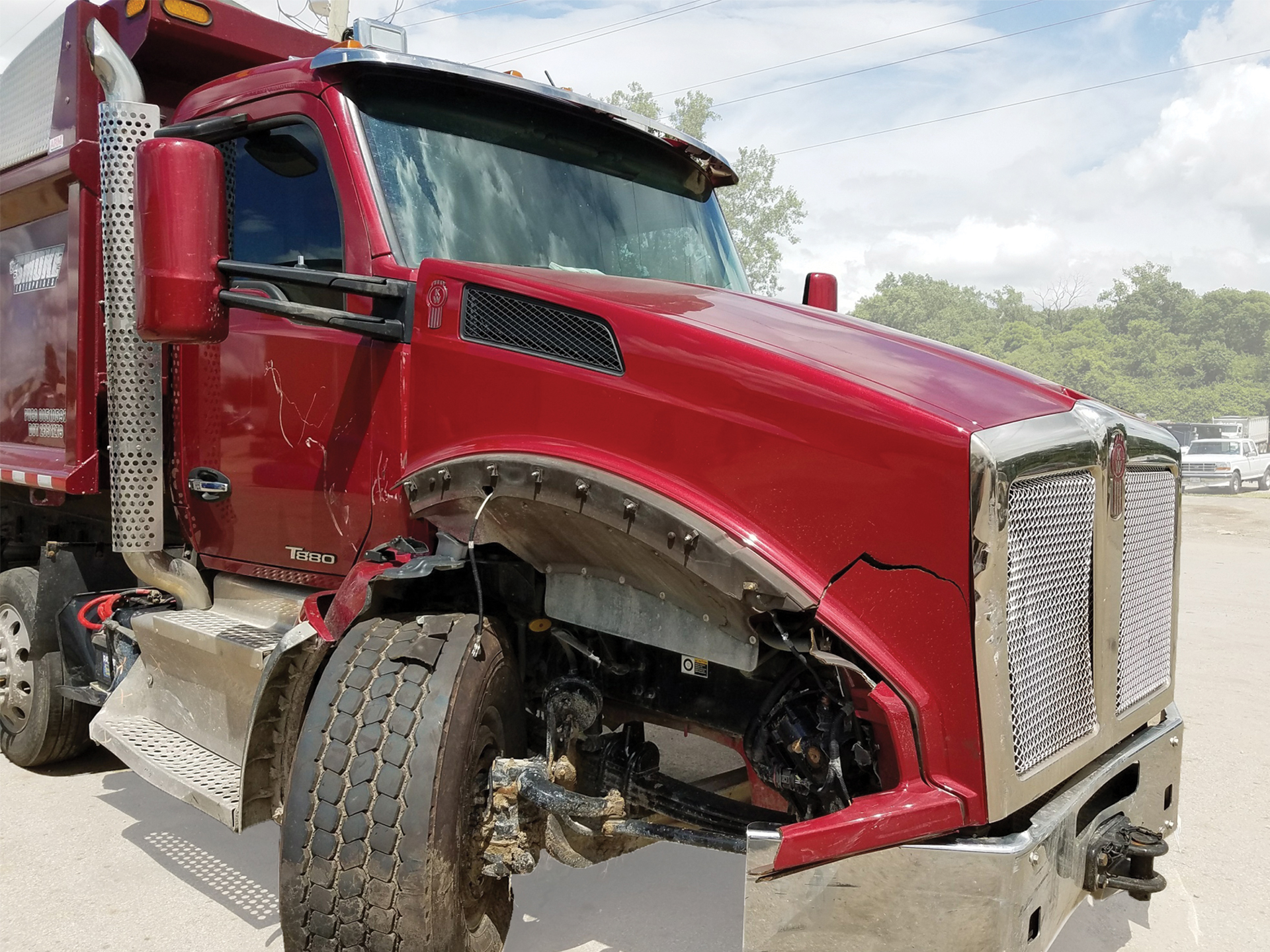 Truck Body Repair - before